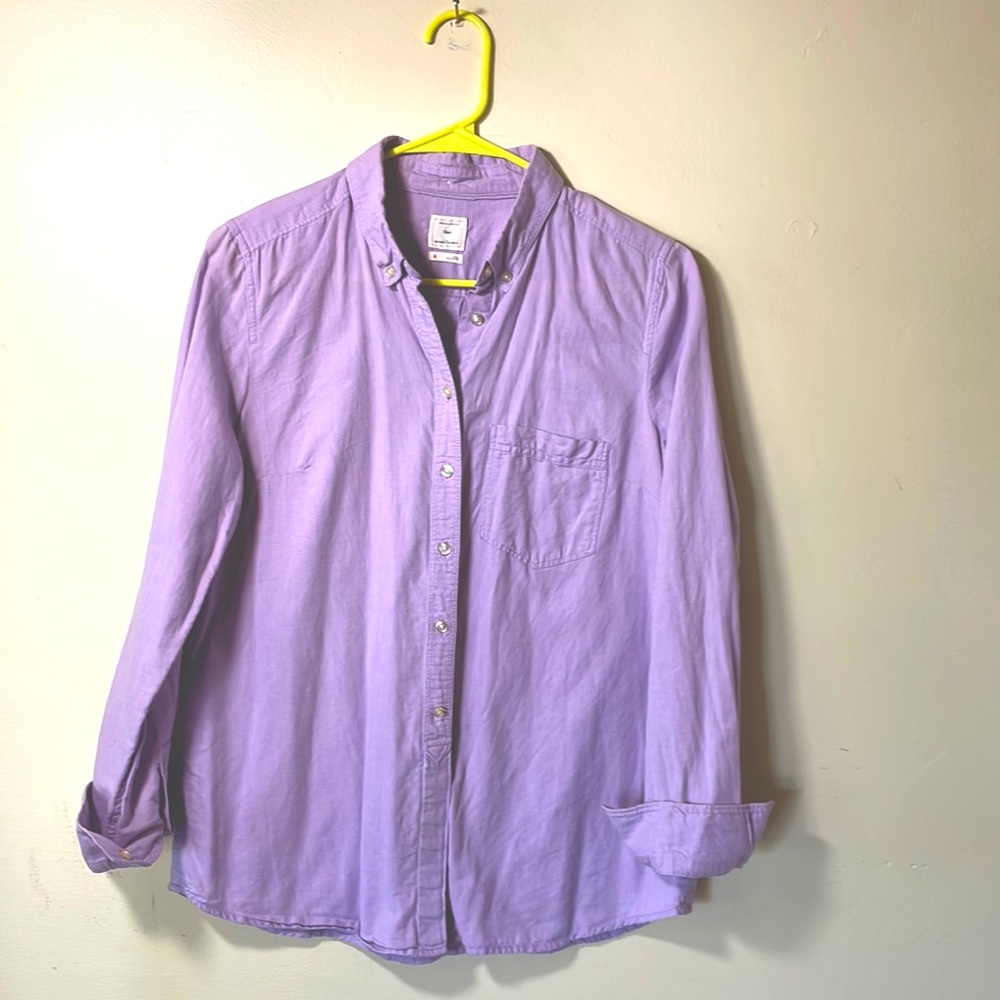 Size M GAP Pastel Purple Dress Shirt